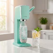 M�quina de Gaseificar �gua Sodastream Art Verde com Cilindro e Garrafa 1L