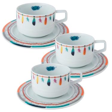 Vista Alegre Atrapasue�os Jogo de 6 X�caras de Ch� em Porcelana