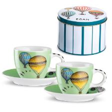 Jogo de 2 X�caras para Caf� Espresso Egan Giramondo Verde 80ml: Leve Encanto para sua Mesa