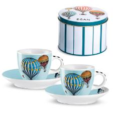 Jogo de 2 X�caras para Caf� Espresso Egan Giramondo Azul 80ml: Leve Encanto para sua Mesa