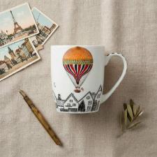 Caneca Mug em Porcelana Egan Italy Giramondo City Village 420ml: Estilo para seu Caf�