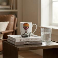 Caneca Mug em Porcelana Egan Italy Giramondo City Village 420ml: Estilo para seu Caf�