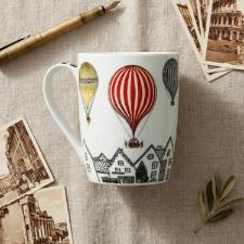 Caneca Mug em Porcelana Egan Italy Giramondo City Village 420ml: Estilo para seu Caf�