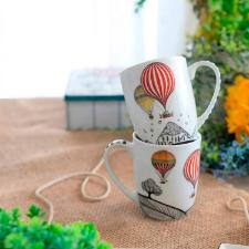 Caneca Mug em Porcelana Egan Italy Giramondo Mountain 420ml: Estilo para seu Caf�