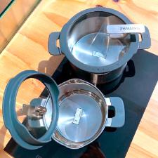 Jogo de Panelas Inox Zwilling Simplify 5 Pe�as + Kit Utens�lios: Inova��o na Cozinha