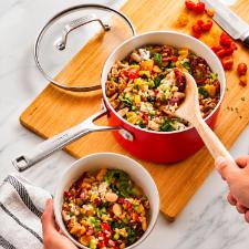 Jogo de Panelas KitchenAid 8 Pe�as Cer�mica Empire Red: Cor Ic�nica e Alta Performance
