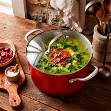 Jogo de Panelas KitchenAid 8 Pe�as Cer�mica Empire Red: Cor Ic�nica e Alta Performance