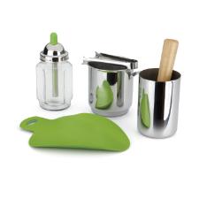 Jogo para caipirinha em inox Forma 6 pe�as