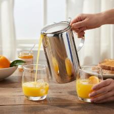 Jarra com Tampa em A�o Inox Forma Summer 1,8 Litros: Design Elegante e Alta Durabilidade