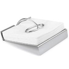 Porta-guardanapos em a�o inox Forma Gloss