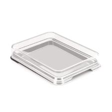 Porta-frios retangular em inox e acr�lico Forma Vision 4x16x21,7cm