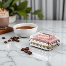 Jogo de 5 pe�as porta-frios Forma Vision em a�o inox com pin�a: Eleg�ncia e praticidade para servir