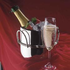 Balde de gelo Forma niquelado 1,5 litro com pin�a: Sofistica��o e praticidade para drinks em casa