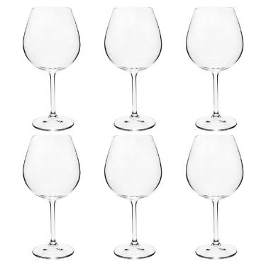 Jogo de ta�as bordeaux Bohemia Gastro 6 pe�as 650ml