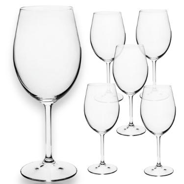 Jogo de 6 ta�as para �gua e vinho Bohemia Gastro 580ml: Eleg�ncia cl�ssica