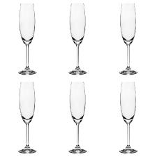 Jogo de ta�as para champanhe Bohemia Gastro 6 pe�as 220ml