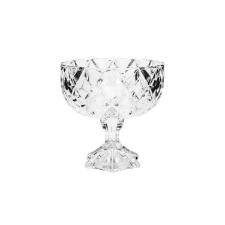 Centro de mesa com p� em cristal Lyor Deli 18x18cm.