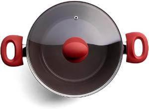 CONJUNTO DE PANELAS 5PC CAMIN COM INDU��O BRINOX