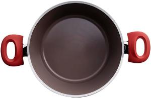 CONJUNTO DE PANELAS 5PC CAMIN COM INDU��O BRINOX