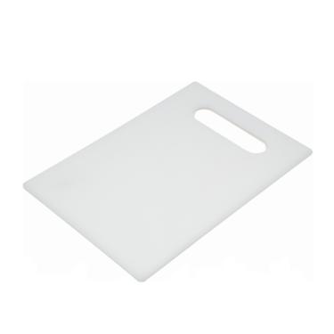 T�bua para alimentos em pl�stico Fackelmann 28,5x19,5cm branca.