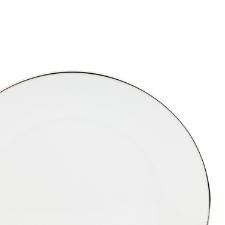 Jogo de jantar em porcelana L'hermitage Legacy Silver 42 pe�as.