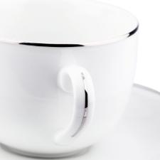 Jogo de jantar em porcelana L'hermitage Legacy Silver 42 pe�as.