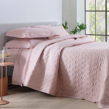 Colcha Square Kacyumara Satine� 300 fios Queen 2,40mx2,60m Inrose.