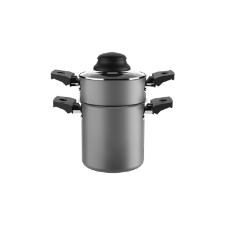 CUSCUZEIRA ESPECIARIAS BRINOX 800ml ANTIADERENTE  GRAFITE