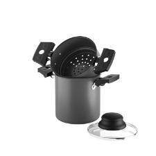 CUSCUZEIRA ESPECIARIAS BRINOX 800ml ANTIADERENTE  GRAFITE