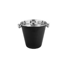 Balde para gelo Haus Pub 1,3 litro preto.