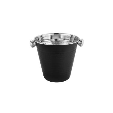 Balde para gelo Haus Pub 1,3 litro preto.