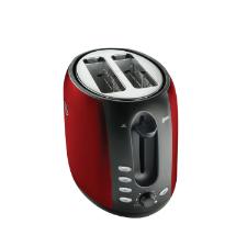 Torradeira em a�o inox Oster 110 Volts vermelha.
