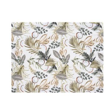 Lugar americano retangular em algod�o Copa&Cia Coloratta 35x45cm costa rica.