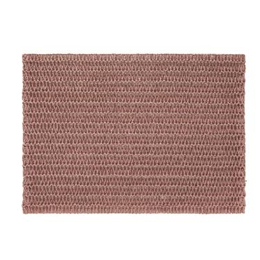 Lugar americano retangular em celulose Copa&Cia Floren�a 47x35cm terracota.