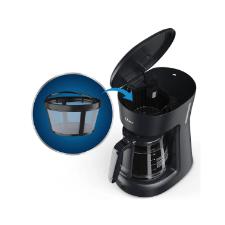 Cafeteira com jarra em vidro Oster BVSTDCS12B 1,8 litro 127v preta.