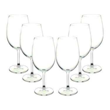 Jogo de ta�as para �gua em cristal  Anna 580ml 6 pe�as.