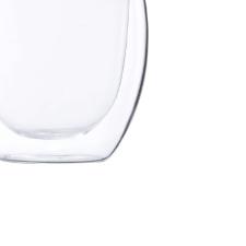 Jogo de copos parede dupla em vidro Maxwell & Williams Blend 250ml 2 pe�as.