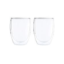 Jogo de copos parede dupla em vidro Maxwell & Williams Blend 350ml 2 pe�as.