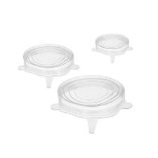 Jogo de tampas herm�ticas espansiveis em silicone Hudson 6 pe�as.
