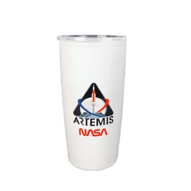 Copo t�rmico em inox e pl�stico Nasa Artemis 535ml 17,5cm.