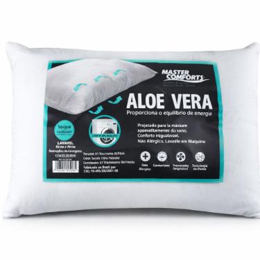TRAVESSEIRO FIBRA ALOE VERA MASTER COMFORT 50X70CM
