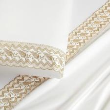 Jogo de Len�ol Casal Padr�o 400 Fios Acetinado Supreme Percal 4 Pe�as - Off White