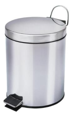 LIXEIRA ECHO LIMP INOX 3L