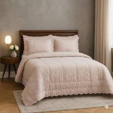 JOGO  DE CAMA 4 PE�AS MABELI QUEEN  ROSE JUMA