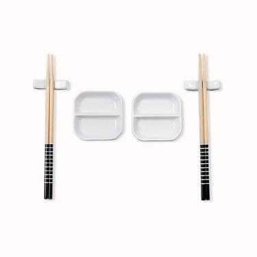 Conjunto de hashi para 2 pessoas Nankin 6 pe�as