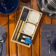 Conjunto de hashi para 2 pessoas Nankin 6 pe�as