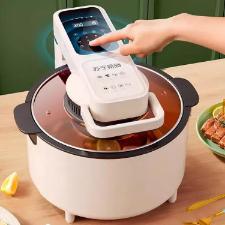 Fritadeira El�trica Airfryer Digital Redonda 6,8 Litros 1500w Cor Branco 220v.