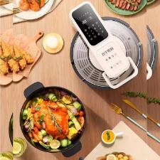 Fritadeira El�trica Airfryer Digital Redonda 6,8 Litros 1500w Cor Branco 220v.