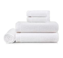 Jogo de Banho Karsten Fio Penteado 5 Pe�as Imperial Branco.