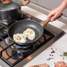 Jogo de Panelas Brinox Antiaderente Ceramic Life 5 Pe�as Smart Plus com Indu��o Granito.